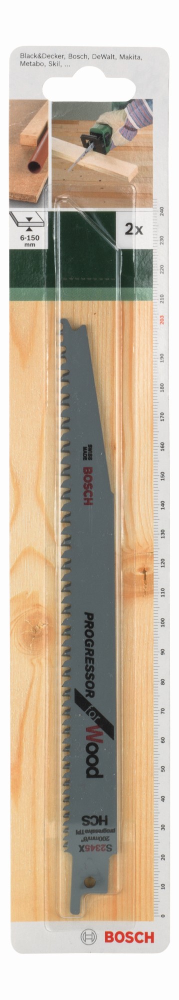 Hoja de sierra sable HCS, S 2345 XProgressor for Wood