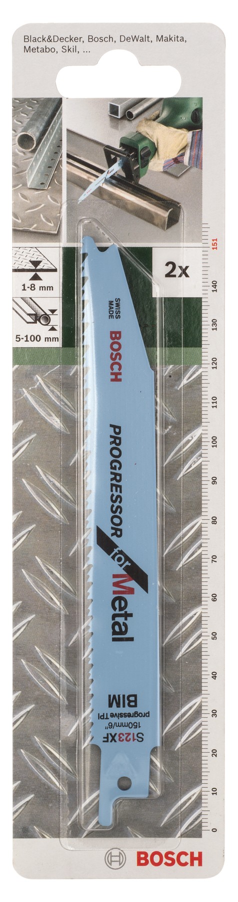 Hoja de sierra sable bimetálica S 123 XFProgressor for Metal