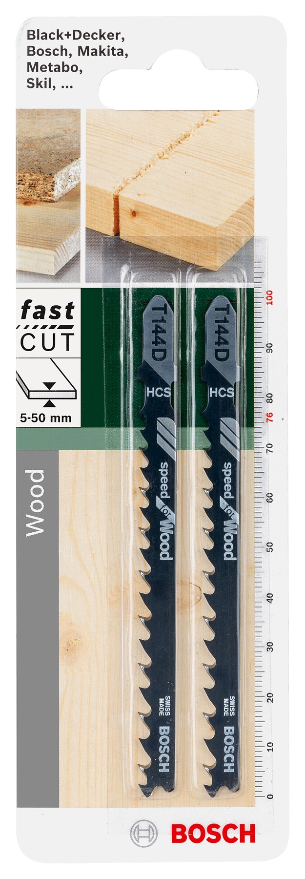 Hoja de sierra de calar HCS, T 144 DSpeed for Wood