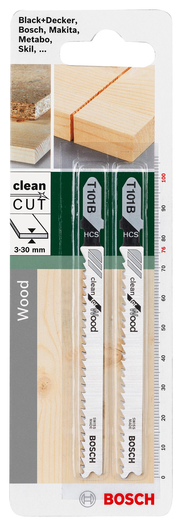 Hoja de sierra de calar HCS, T 101 BClean for Wood