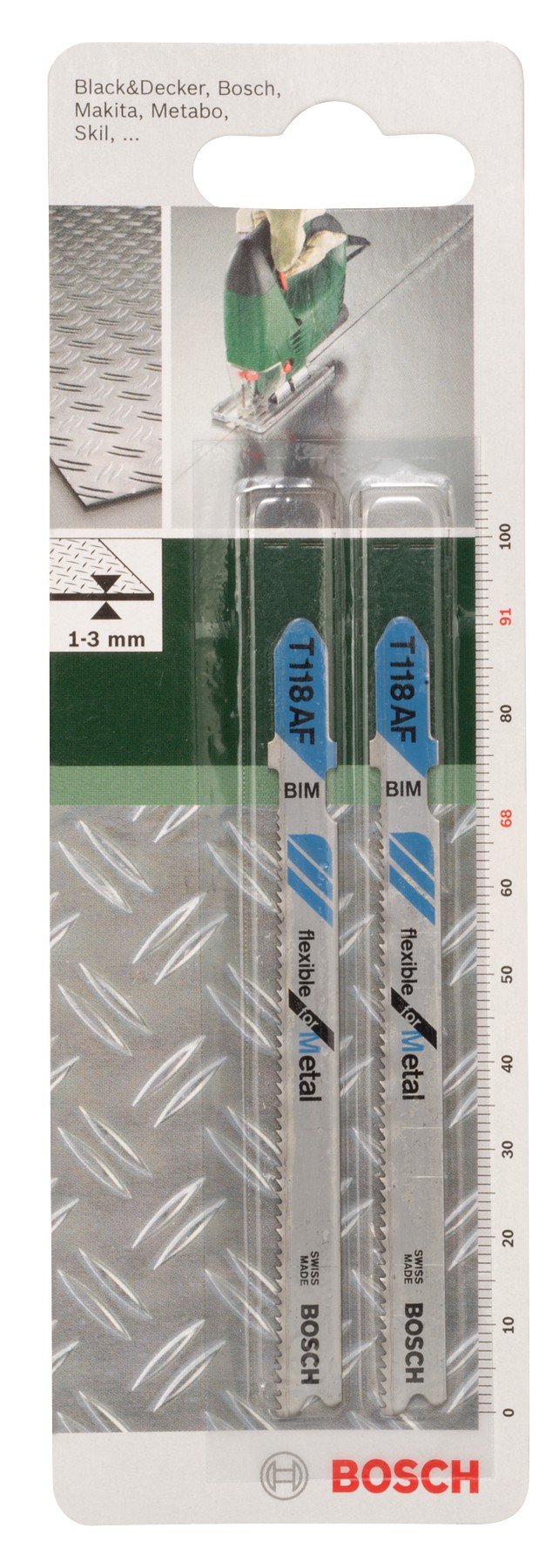 Hoja de sierra de calar bimetálica, T 118 AFFlexible for Metal