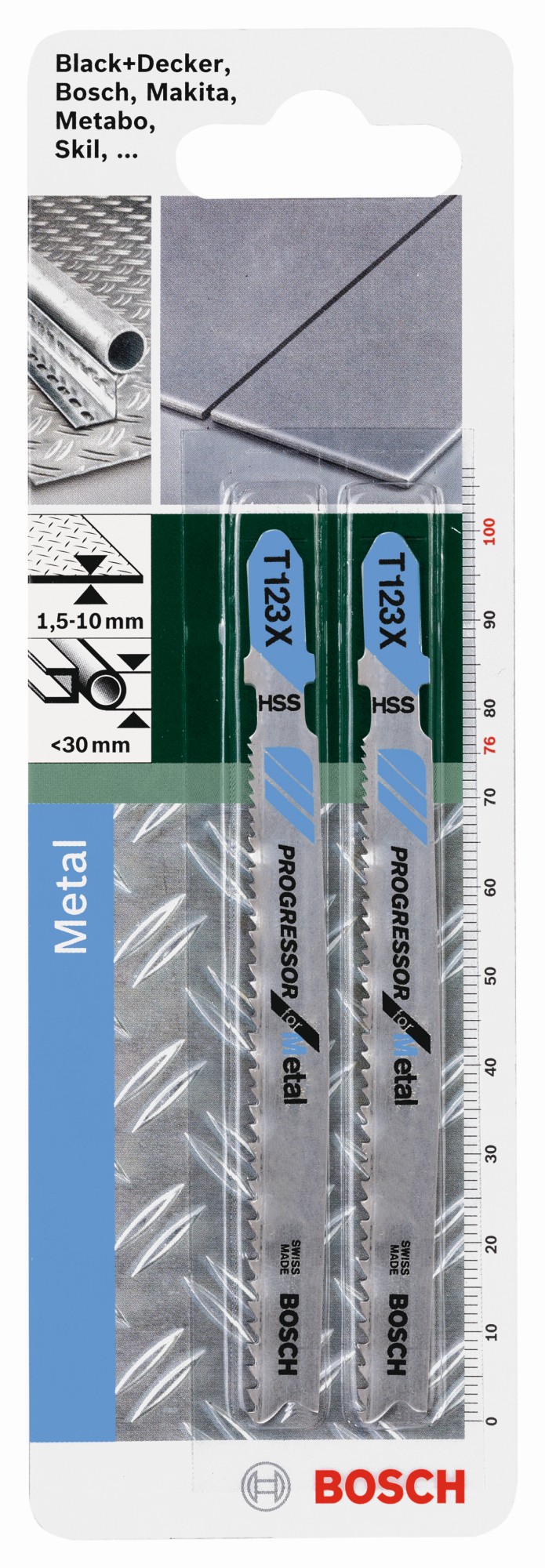 Hoja de sierra de calar HSS, T 123 XFProgressor for Metal