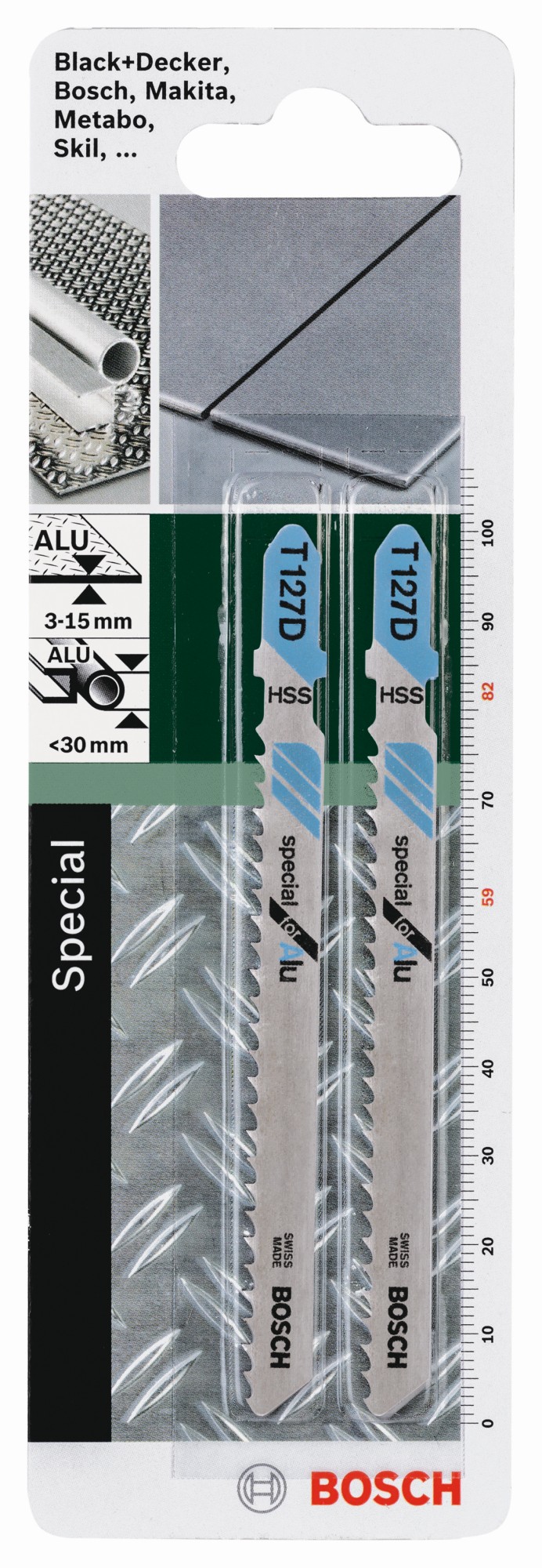 Hoja de sierra de calar HSS, T 127 DSpecial for Alu
