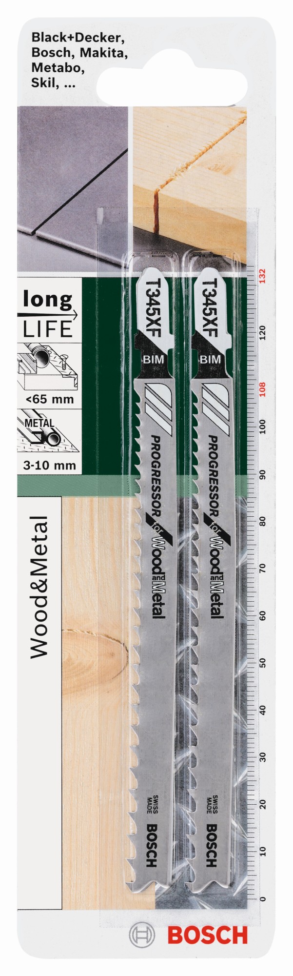 Hoja de sierra de calar BIM, T 345 XFProgressor for Wood and Metal