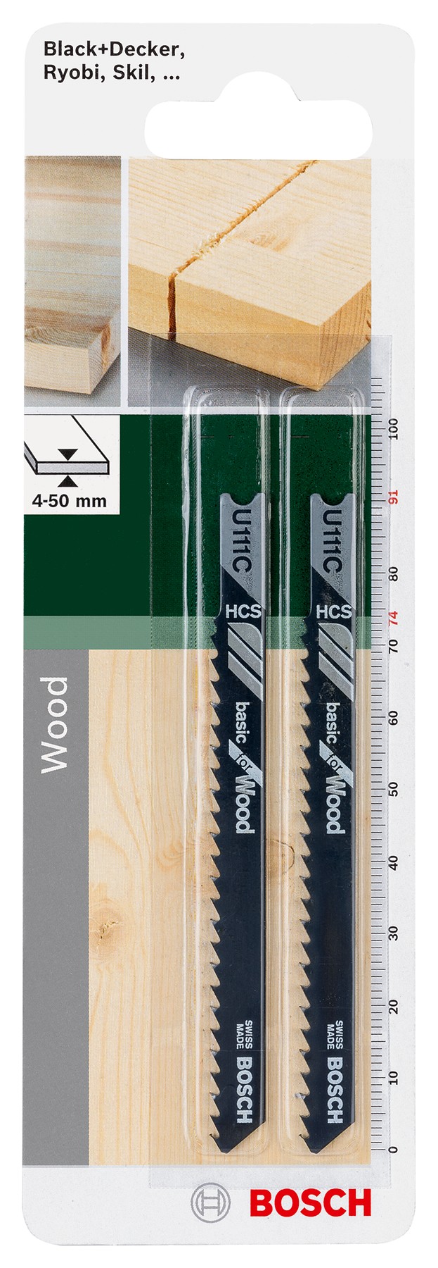 Hoja de sierra de calar HCS, U 111 CBasic for Wood