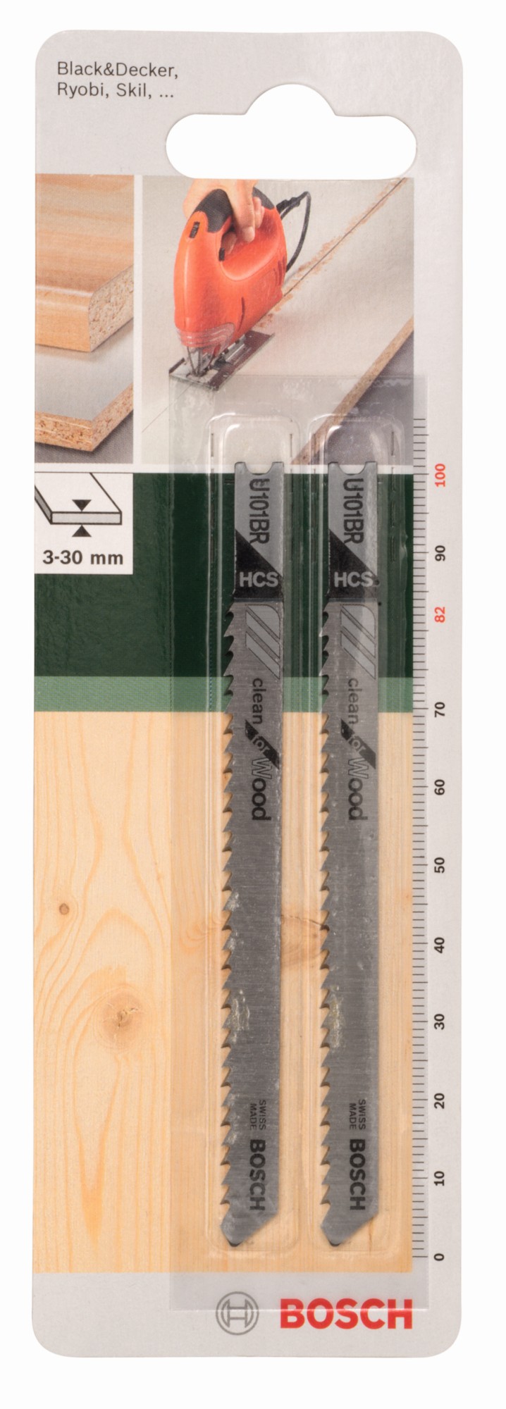 Hoja de sierra de calar HCS, U 101 BRClean for Wood