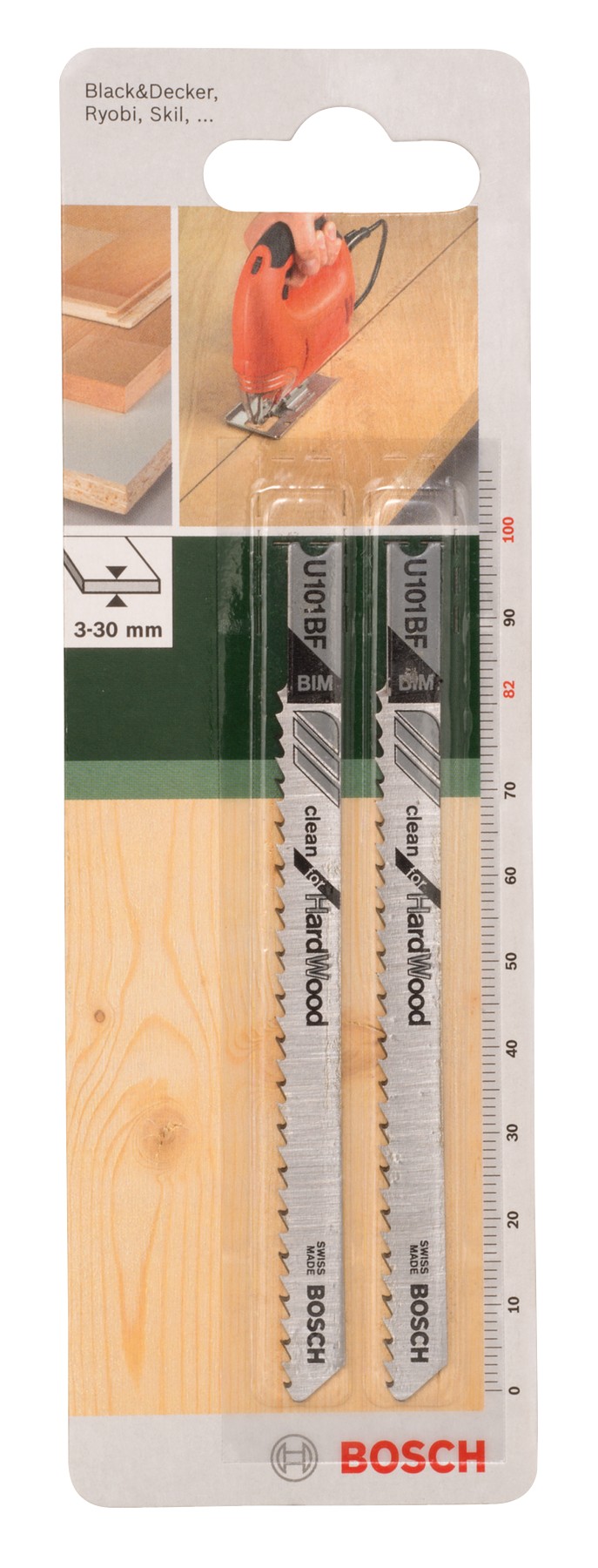 Hoja de sierra de calar BIM, U 101 BFClean for Hard Wood