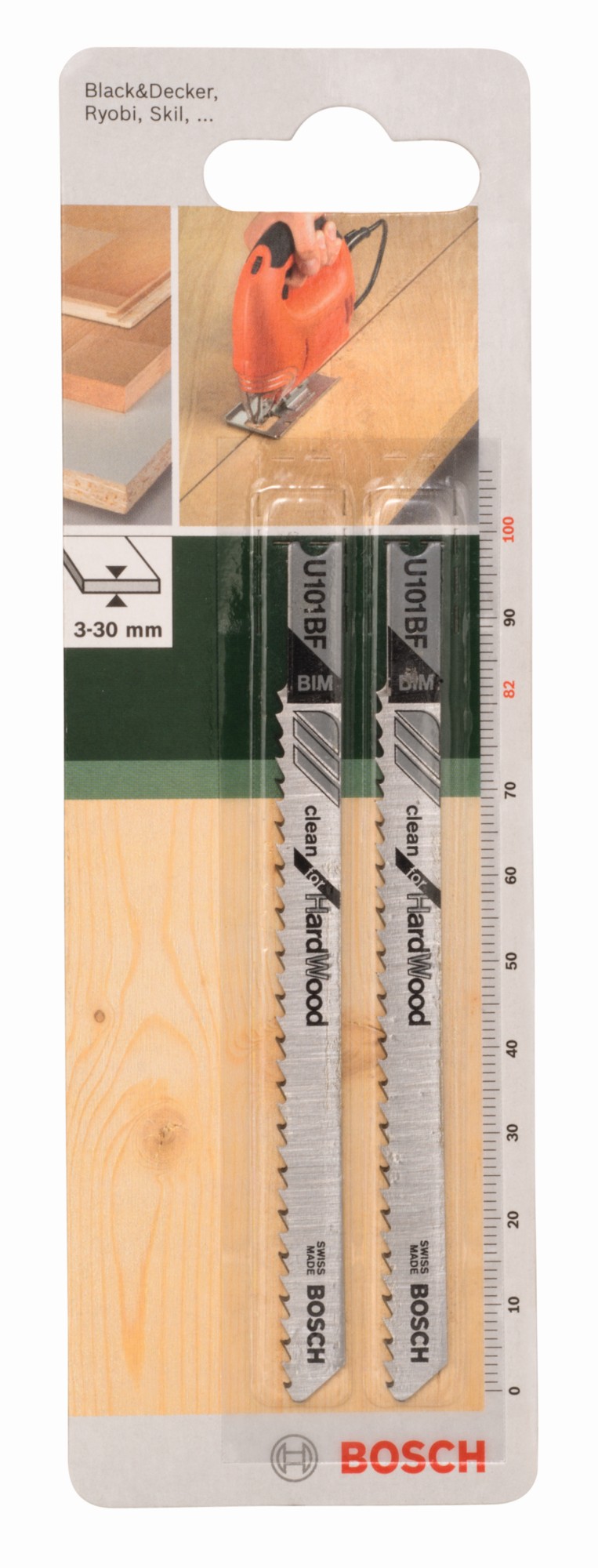 Hoja de sierra de calar BIM, U 101 BFClean for Hard Wood