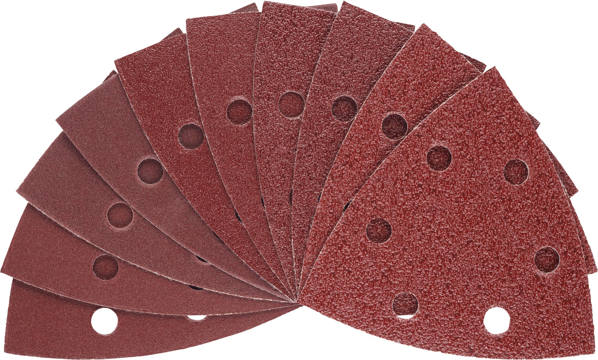 Set de hojas de lija de 10 piezas. Para madera y metal