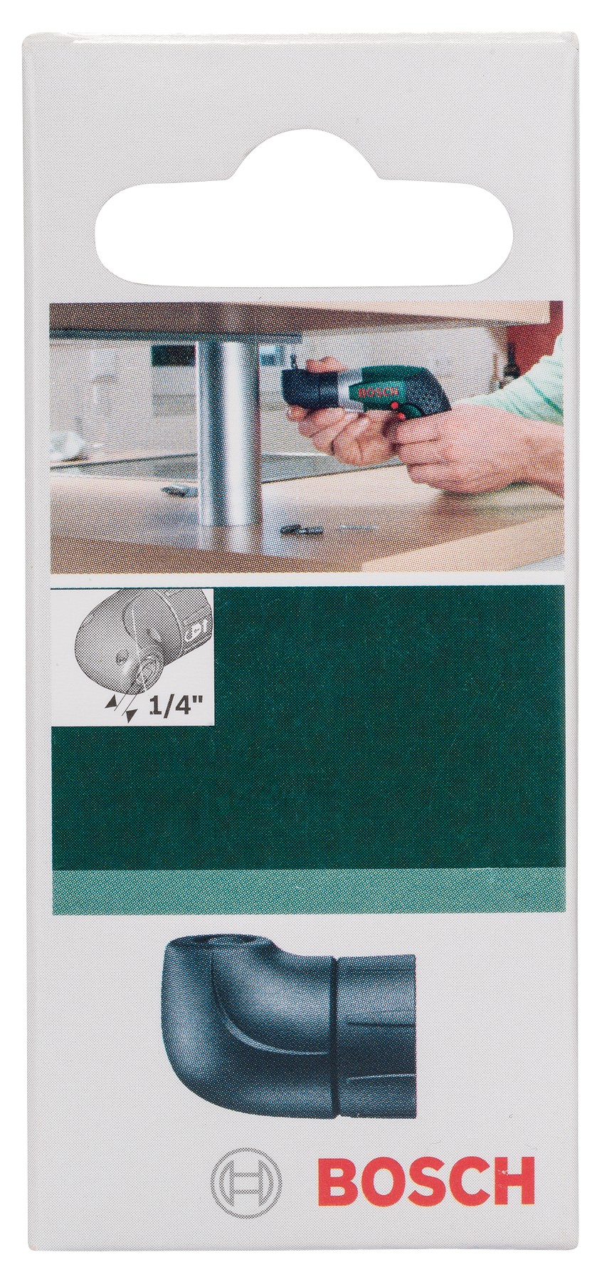 Adaptador giratorio angularAccesorios de sistema adecuados para atornillador con batería de Bosch