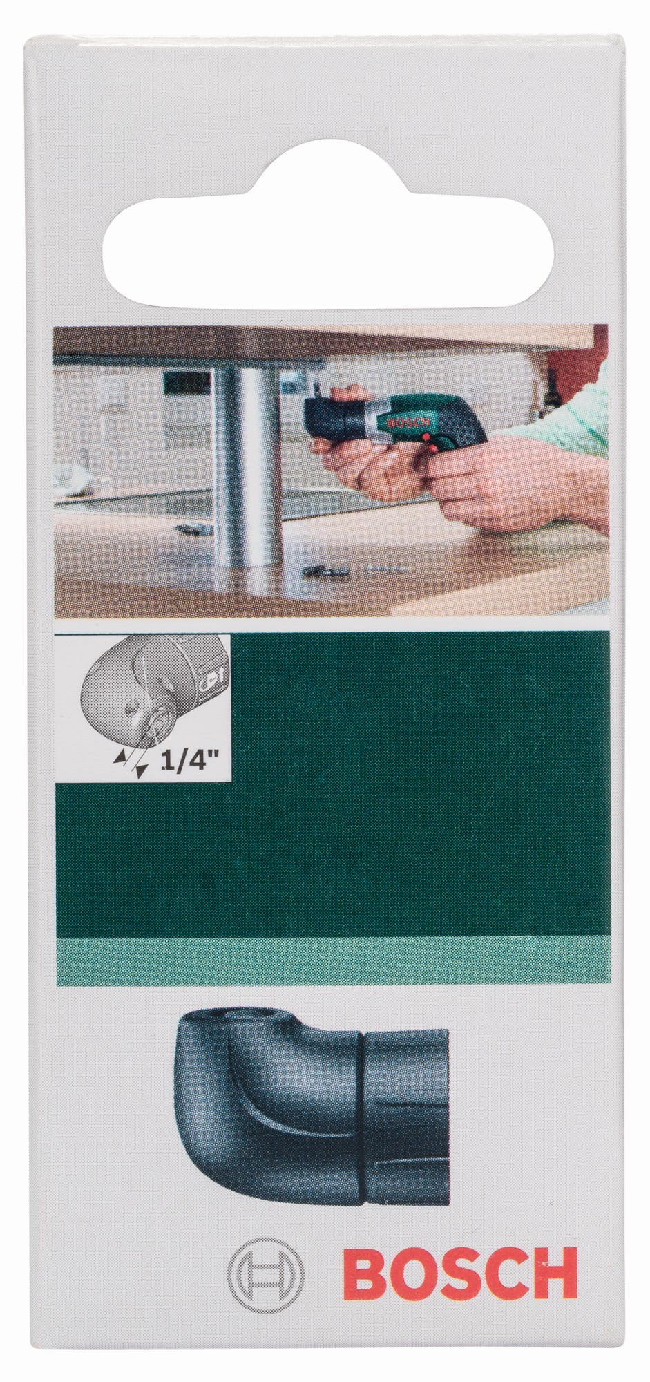 Adaptador giratorio angularAccesorios de sistema adecuados para atornillador con batería de Bosch