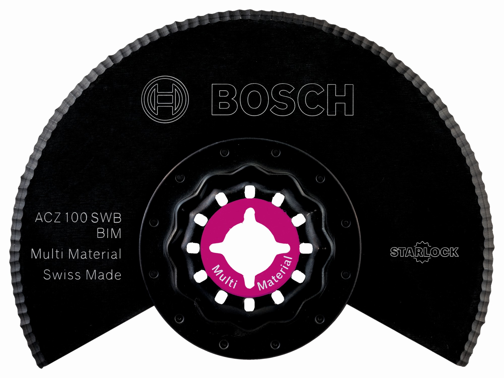 Cuchilla con dientes ondulados bimetálicos Starlock BIM ACZ 100 SWB