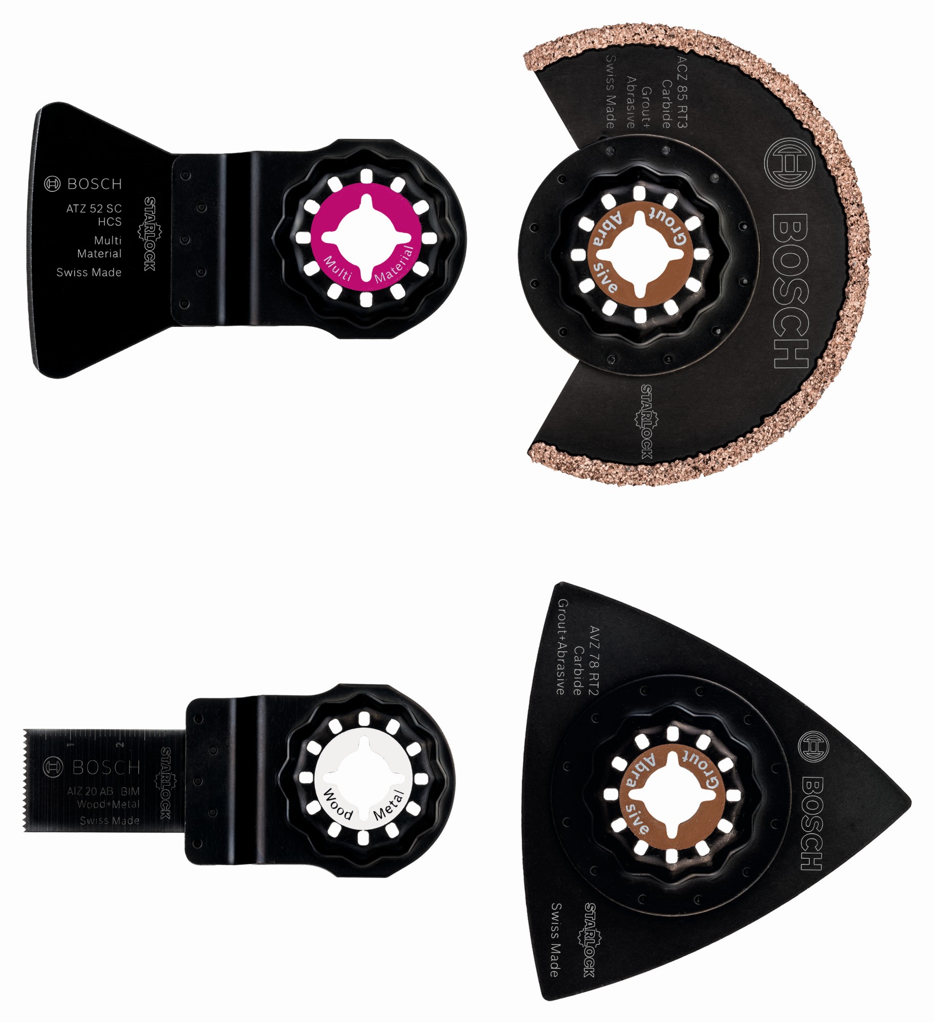 Conjunto de 4 unidades para alicatar Starlock