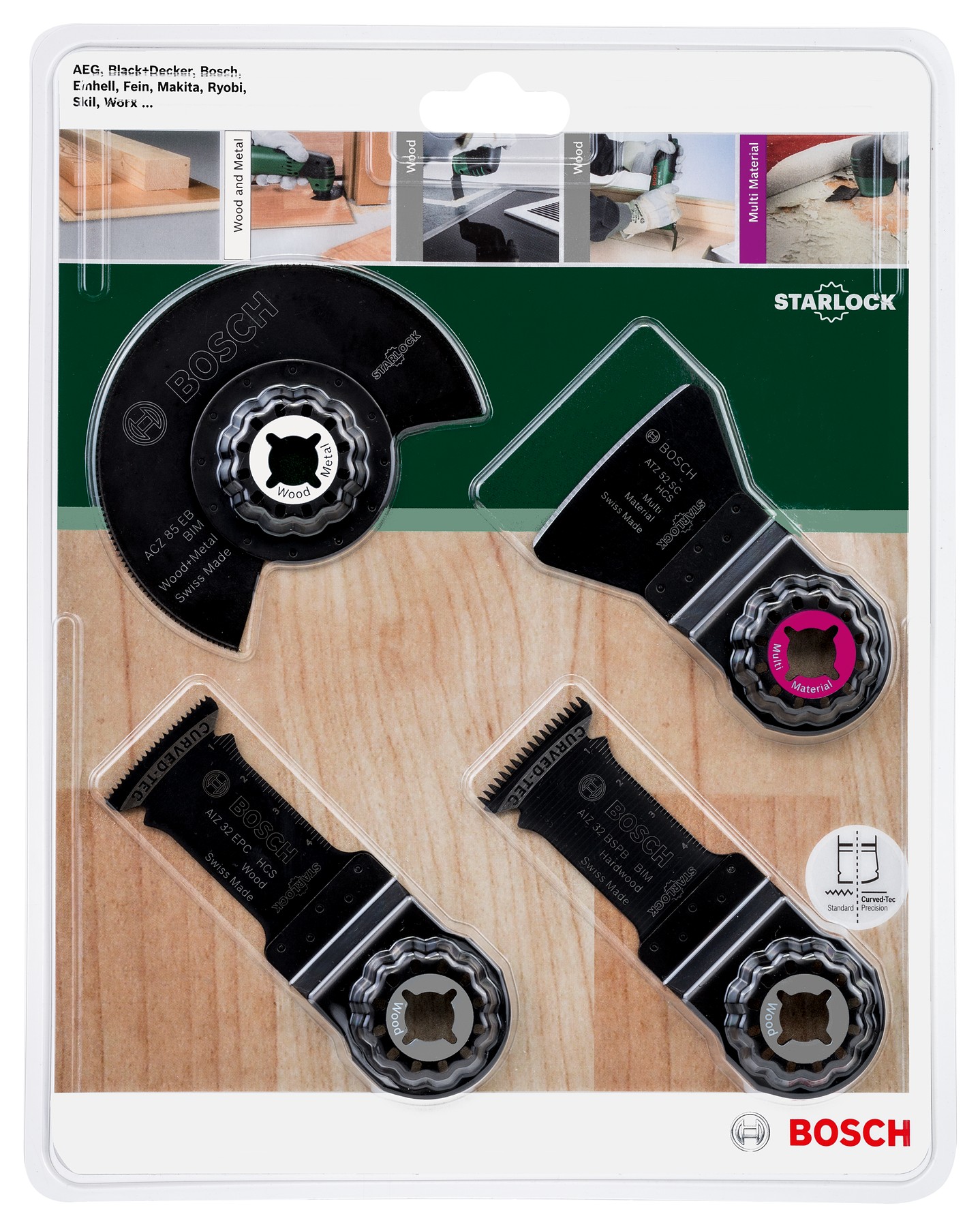 Juego de montaje de suelos de 4 piezas StarlockACZ 85 EB (1x); AIZ 32 BSPB (1x); AIZ 32 EPC (1x); ATZ 52 SC (1x)