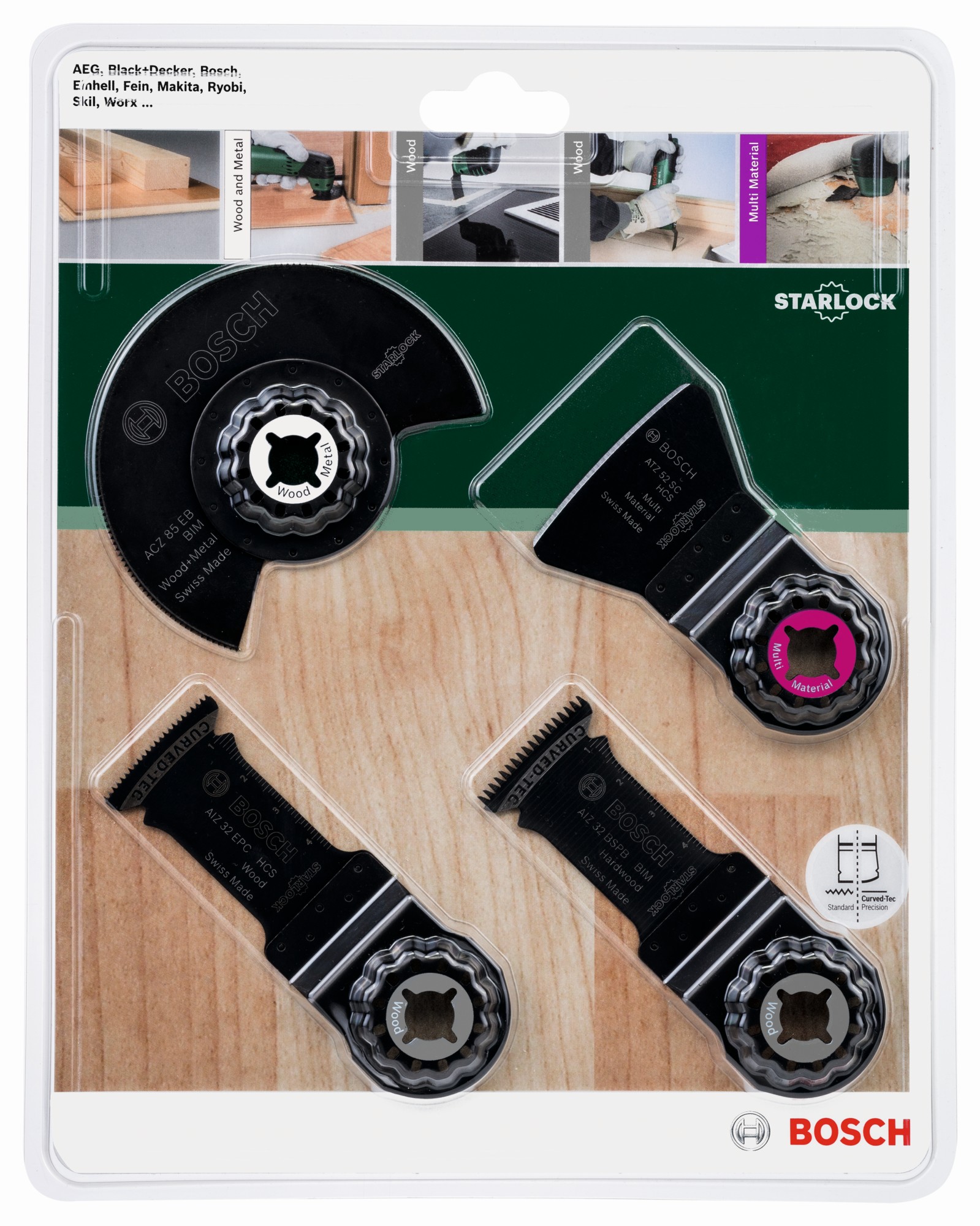 Juego de montaje de suelos de 4 piezas StarlockACZ 85 EB (1x); AIZ 32 BSPB (1x); AIZ 32 EPC (1x); ATZ 52 SC (1x)