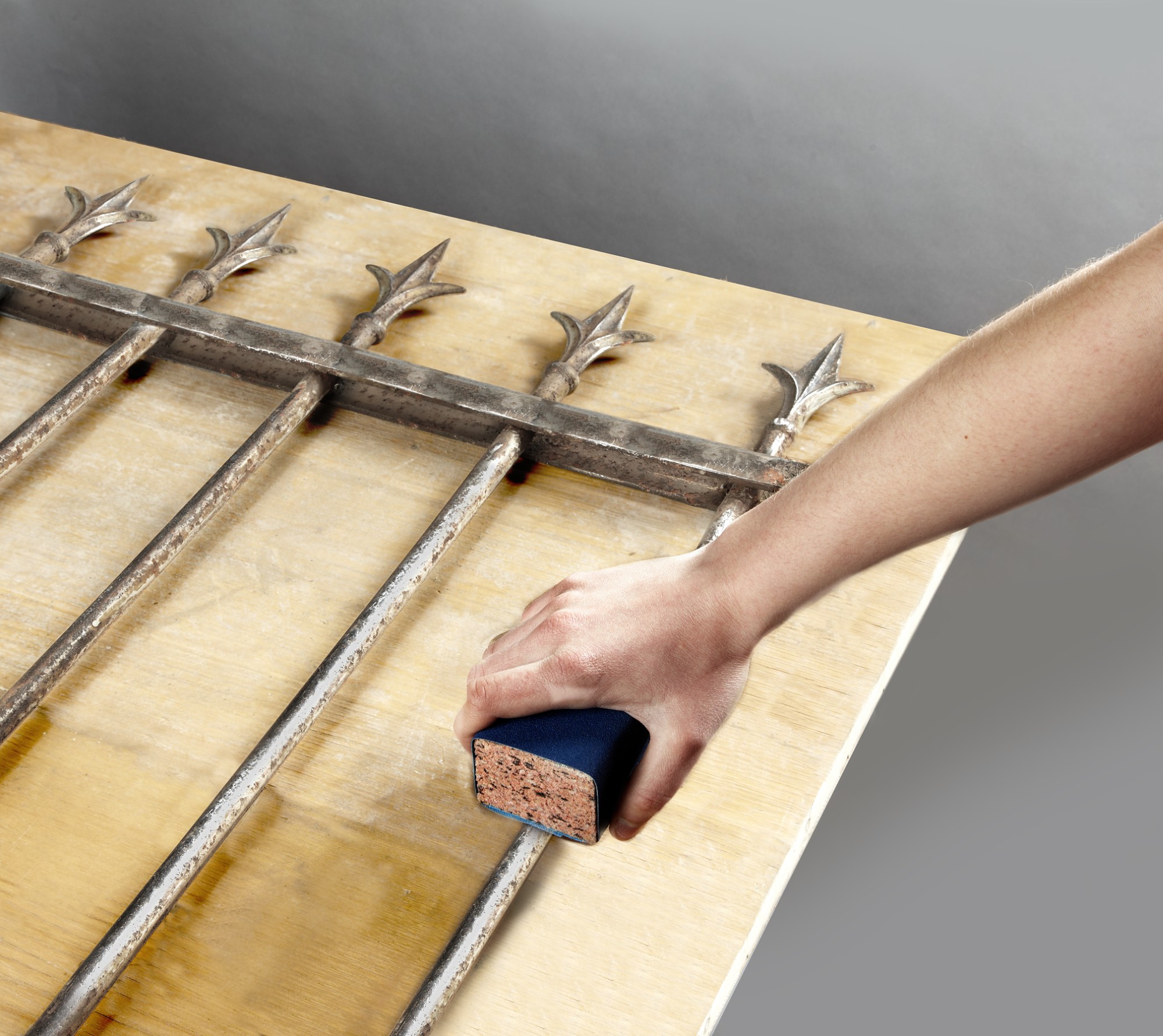 Hoja de lija manual para metal, 230 x 280 mm, P120