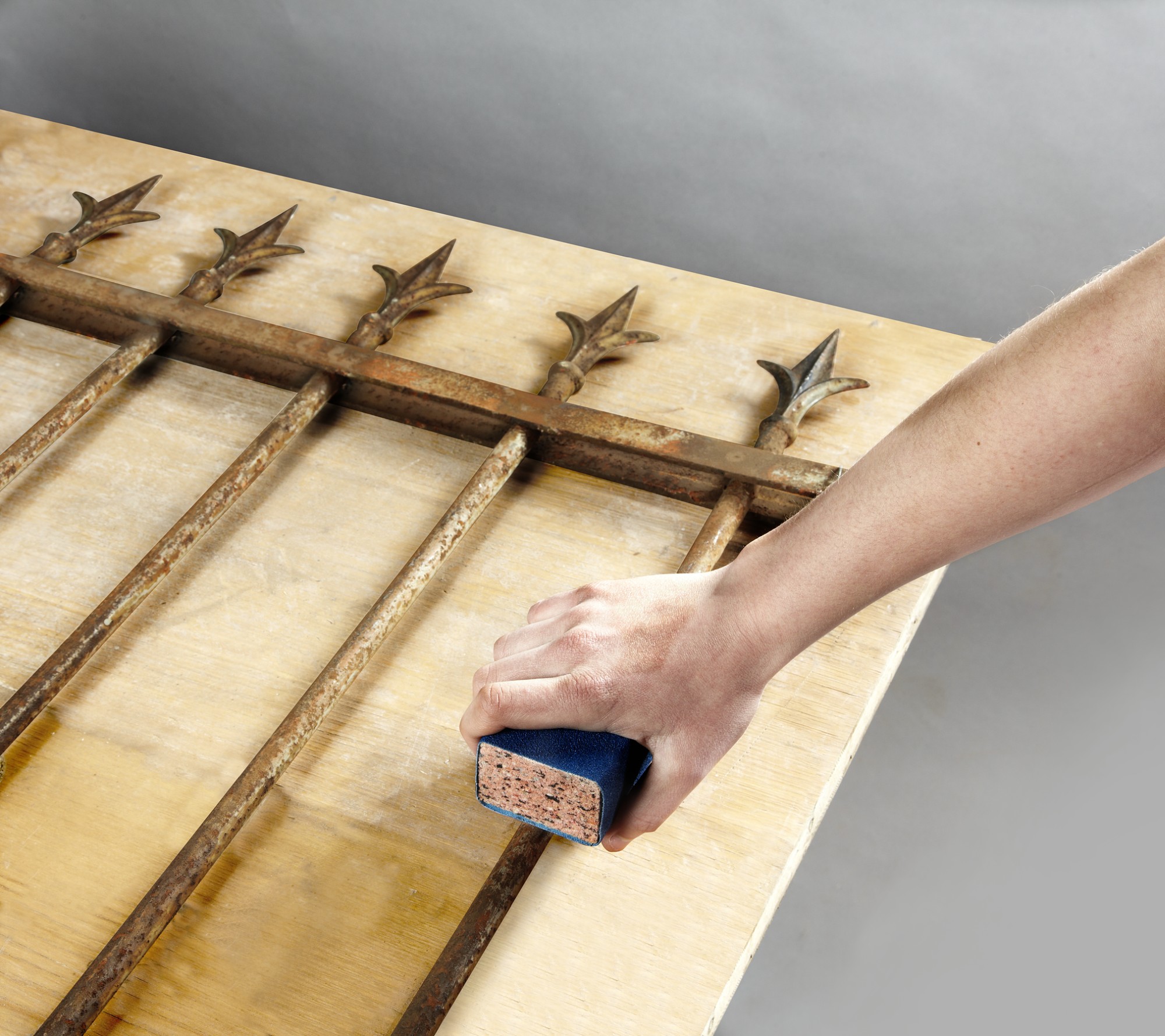 Rollo de lija para metal, 50 mm x 5 m, P80