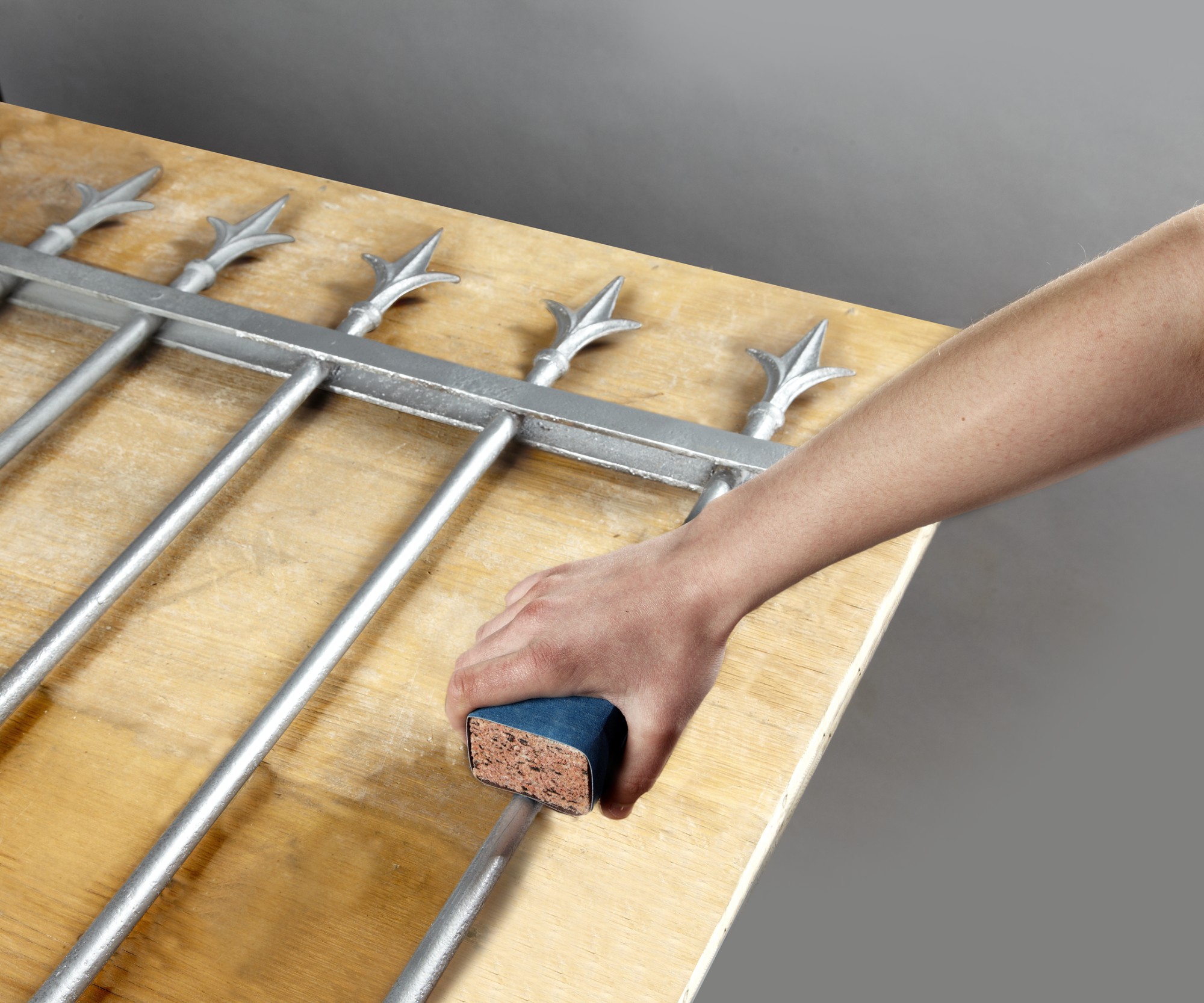 Hoja de lija manual para metal, 230 x 280 mm, P80