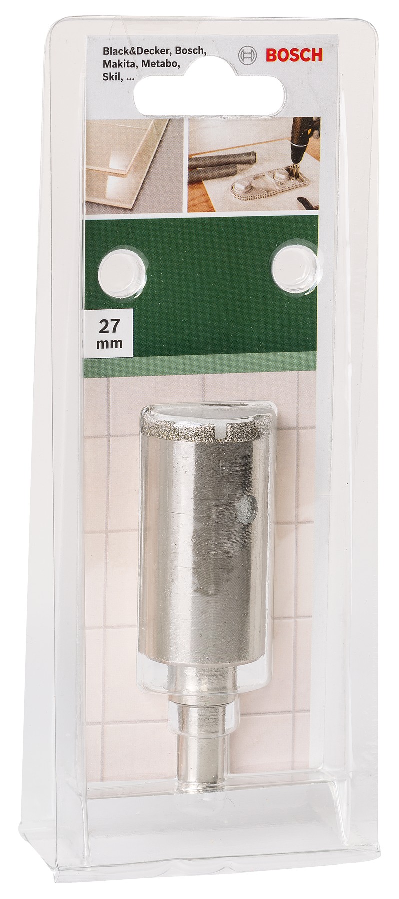 Corona de diamanteDiámetro = 27 mm