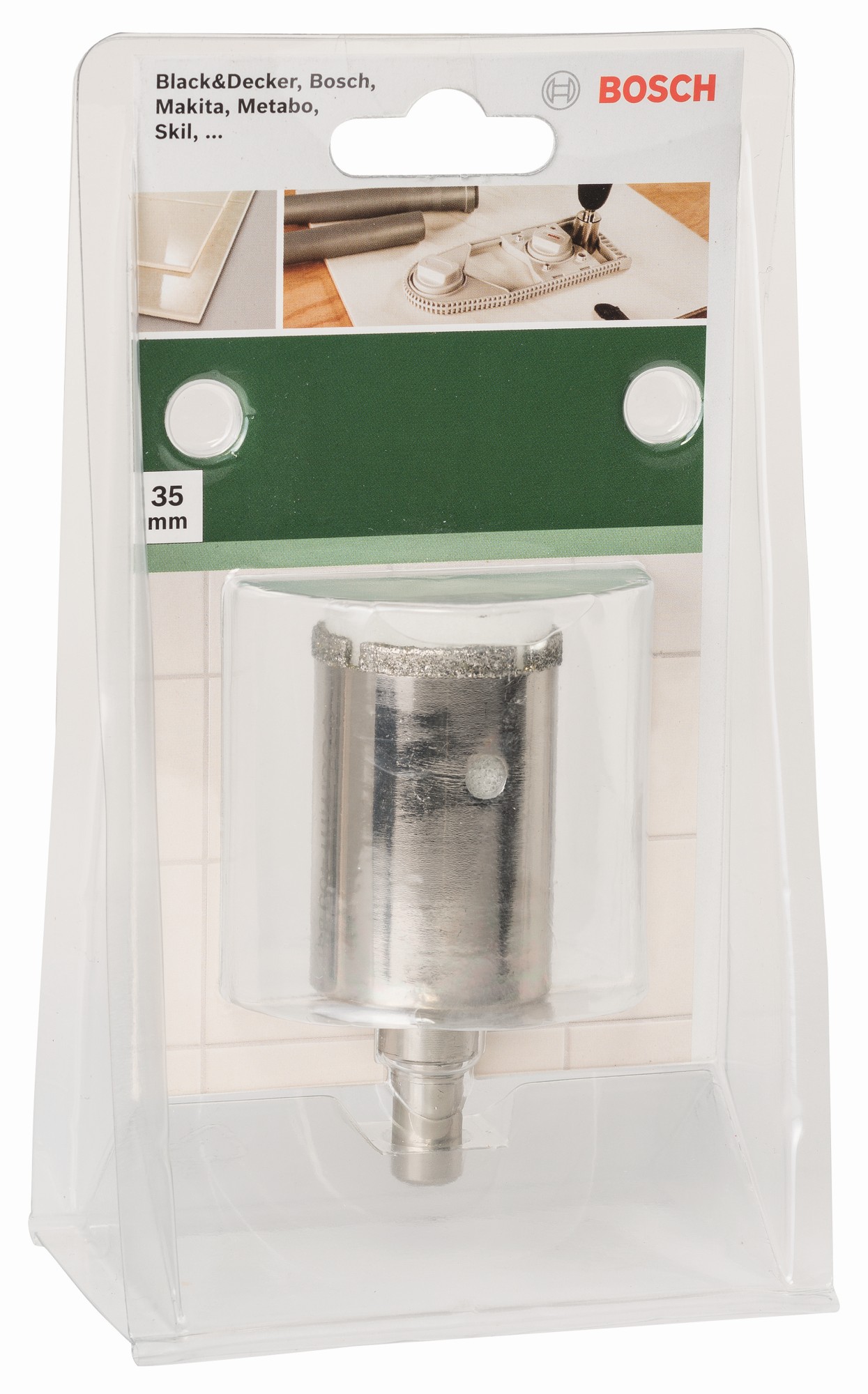 Corona de diamanteDiámetro = 35 mm