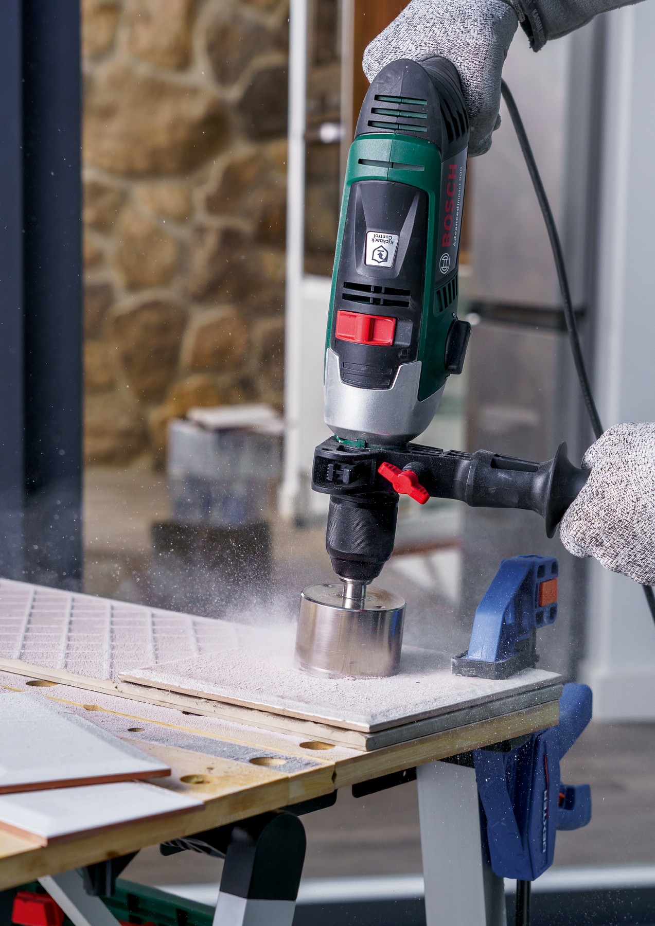 Corona de diamanteDiámetro = 60 mm