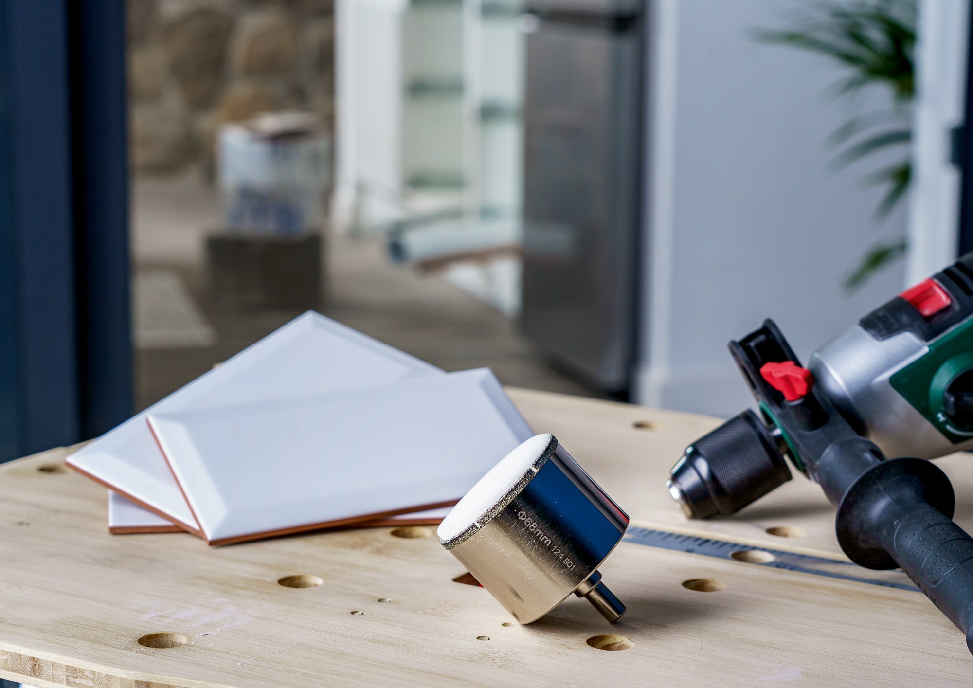 Corona de diamanteDiámetro = 83 mm