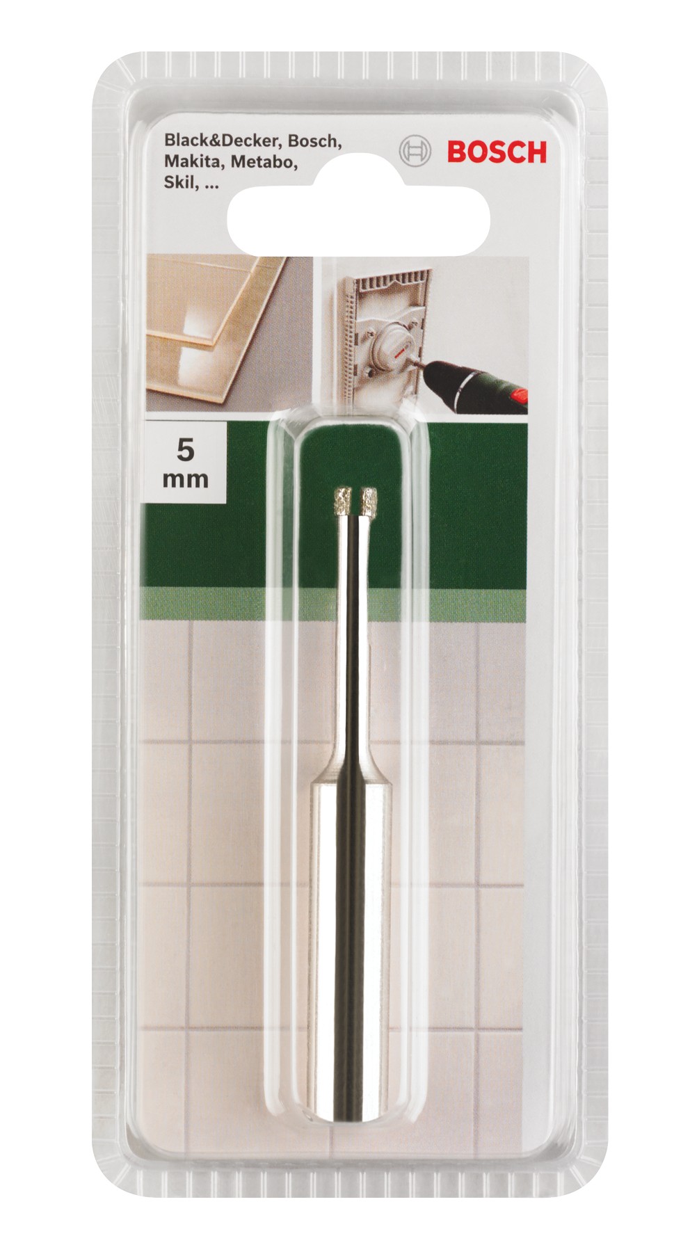 Broca de diamanteDiámetro = 5,0 mm