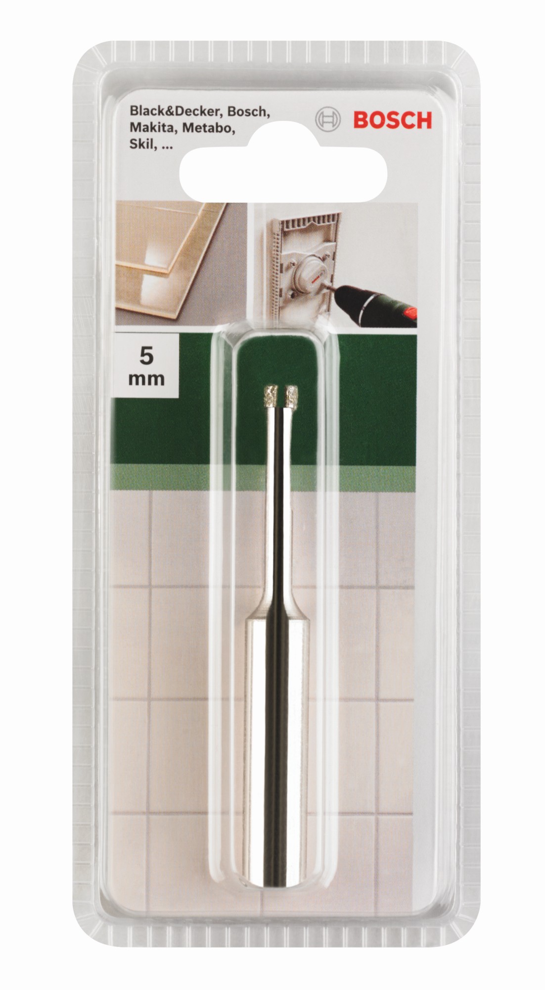 Broca de diamanteDiámetro = 5,0 mm