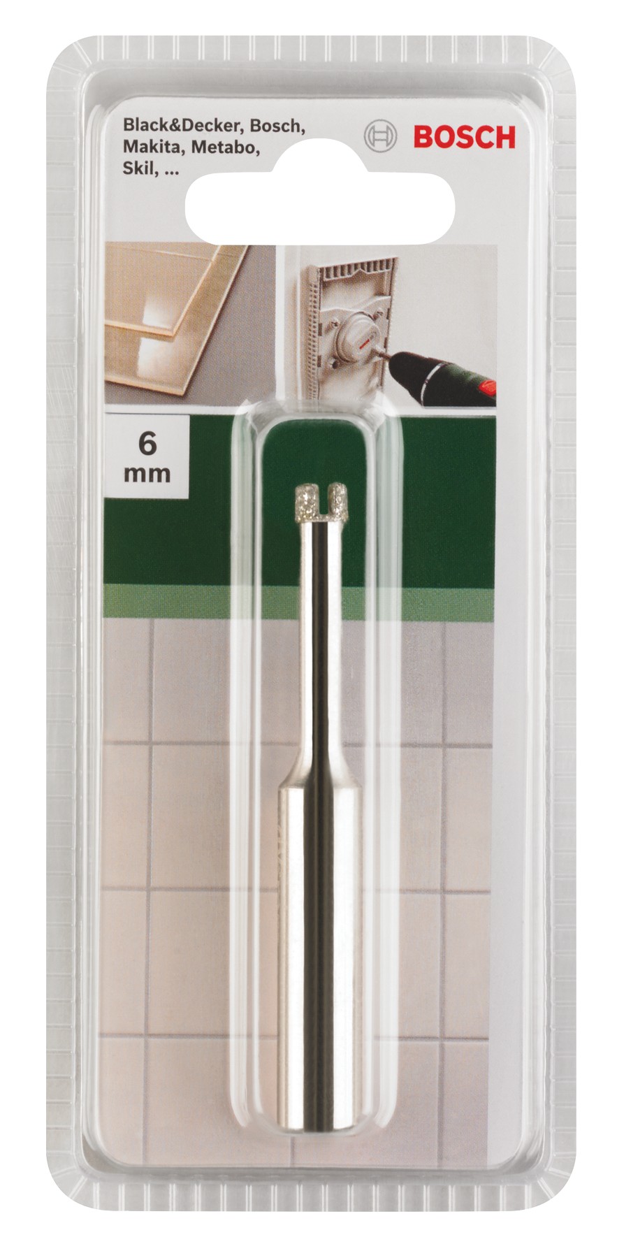 Broca de diamanteDiámetro = 6,0 mm