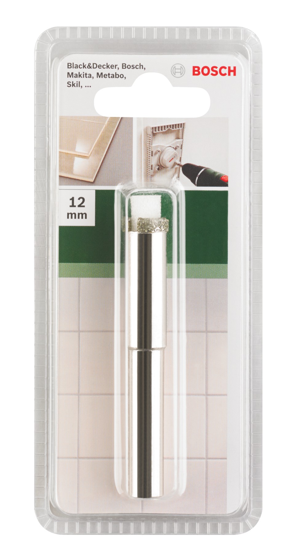 Broca de diamanteDiámetro = 12,0 mm