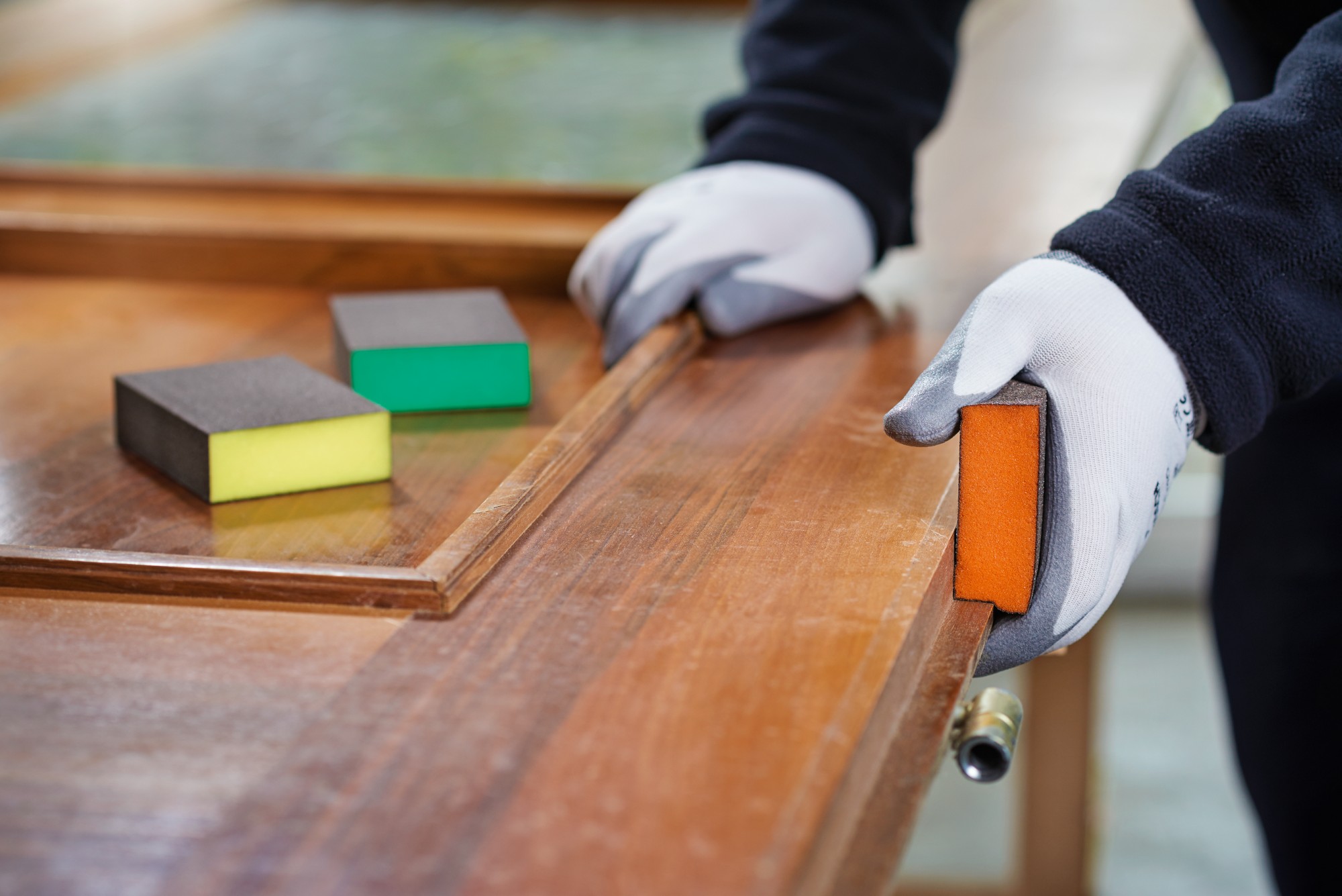 3 esponjas de lijar, flat+edge97 x 69 x 26 mm, M, F, SF