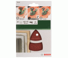 Set de hojas de lija de 10 piezas para lijadora múltipleG = 80