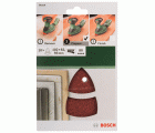 Set de hojas de lija de 10 piezas para lijadora múltipleG = 80
