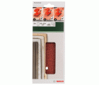 Set de hojas de lija de 10 piezas para lijadora orbitalG = 60, 120, 180