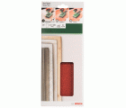 Set de hojas de lija de 10 piezas para lijadora orbitalG = 60
