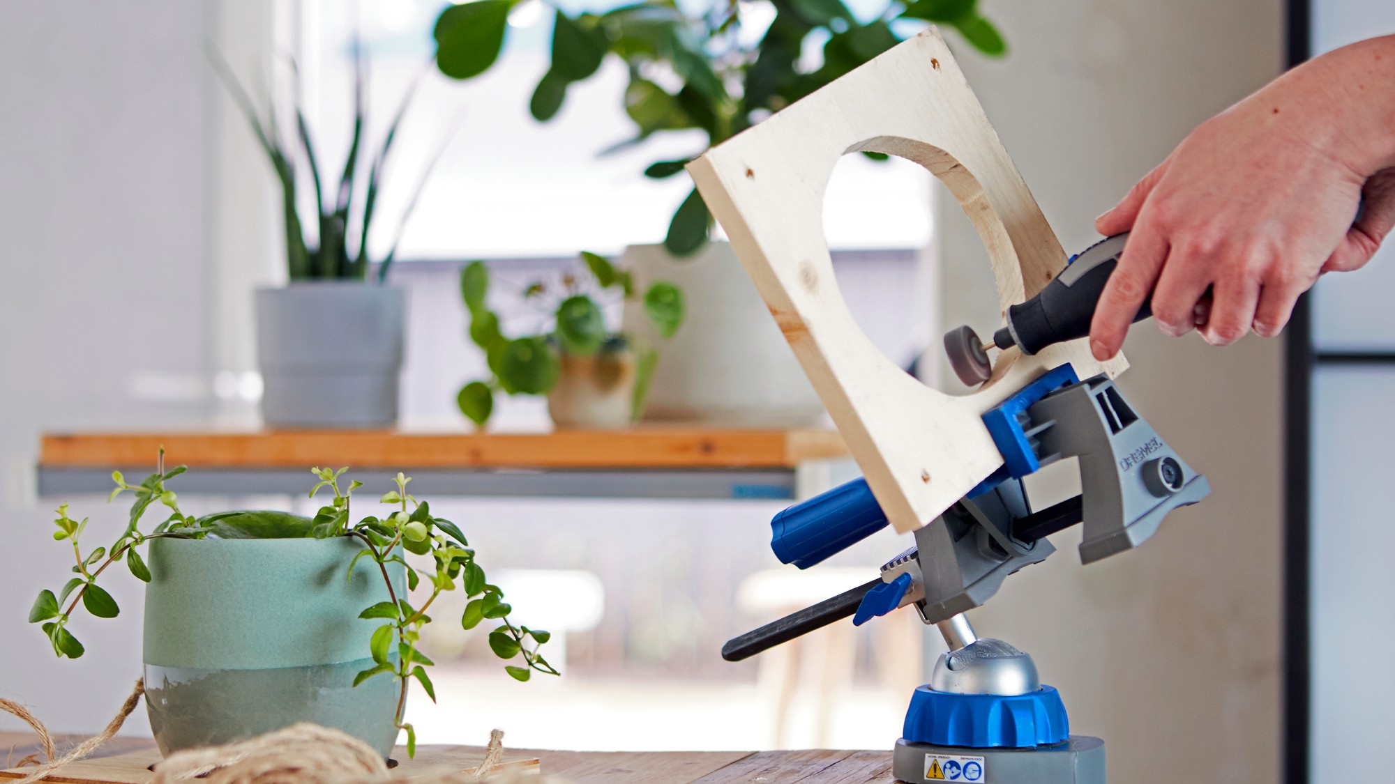 Rueda lijadora de abanico 9,5 mm