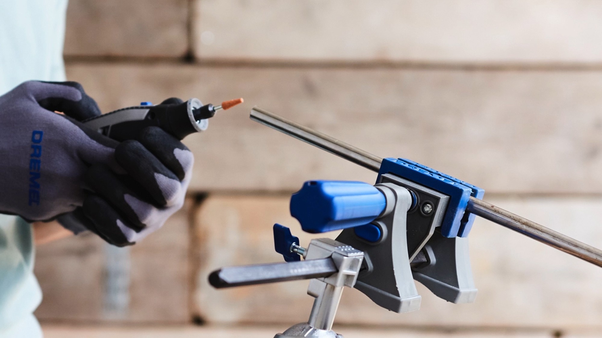 Punta de amolar de óxido de aluminio 6,4 mm