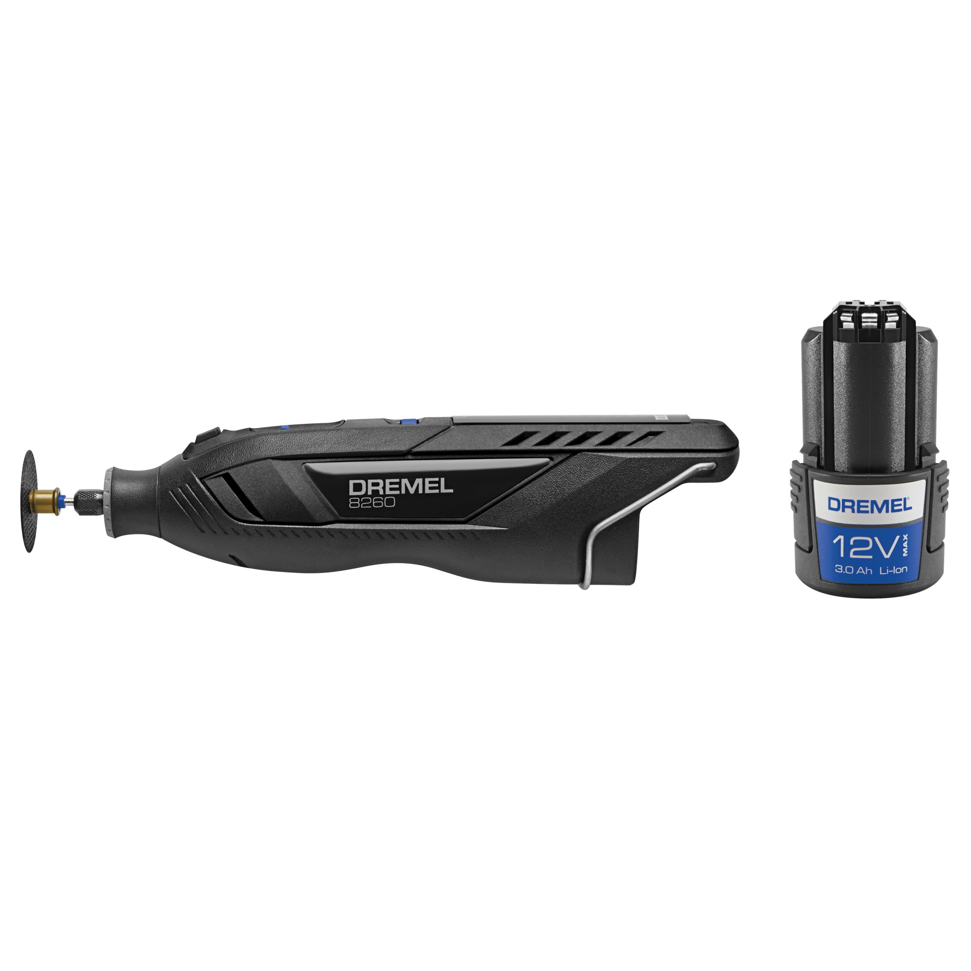 Paquete de baterías DREMEL B12V30-01, 12 V, 3 Ah, para Dremel 8260/8240