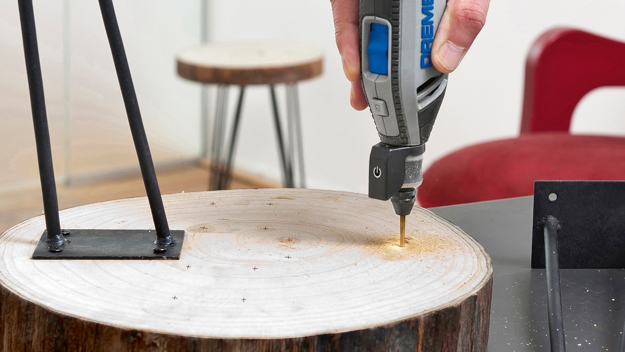 Portabrocas de cierre rápido Dremel 4486 (0,8 - 3,2 mm)