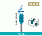 Broca de tallado Dremel MAX 9954 Power Carving, 7,9 mm punta esférica