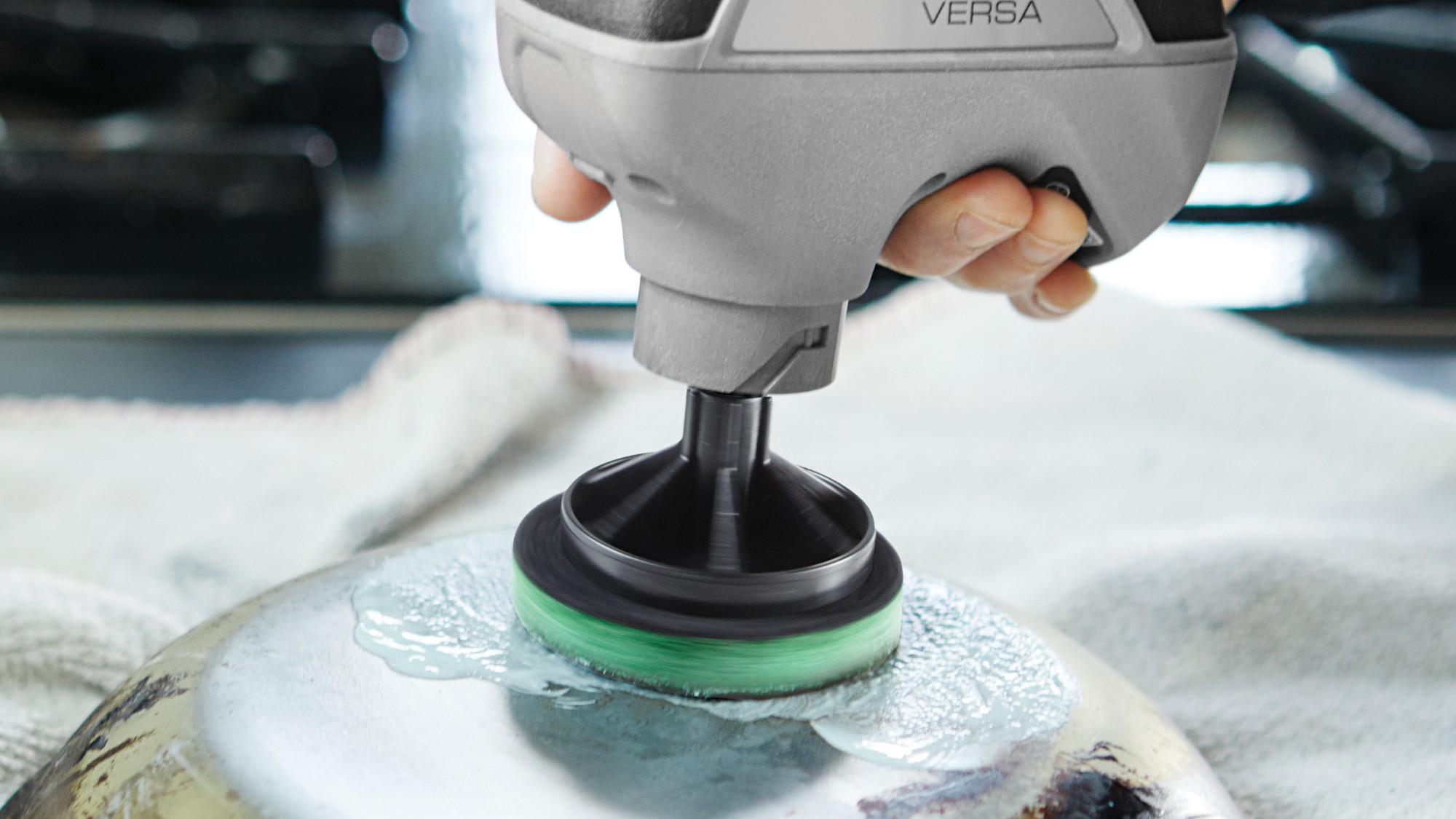 Paquete de estropajos de cocina Dremel PC367 Versa para una limpieza más rápida y sencilla con la herramienta de limpieza de alta velocidad Dremel Versa, 3 estropajos