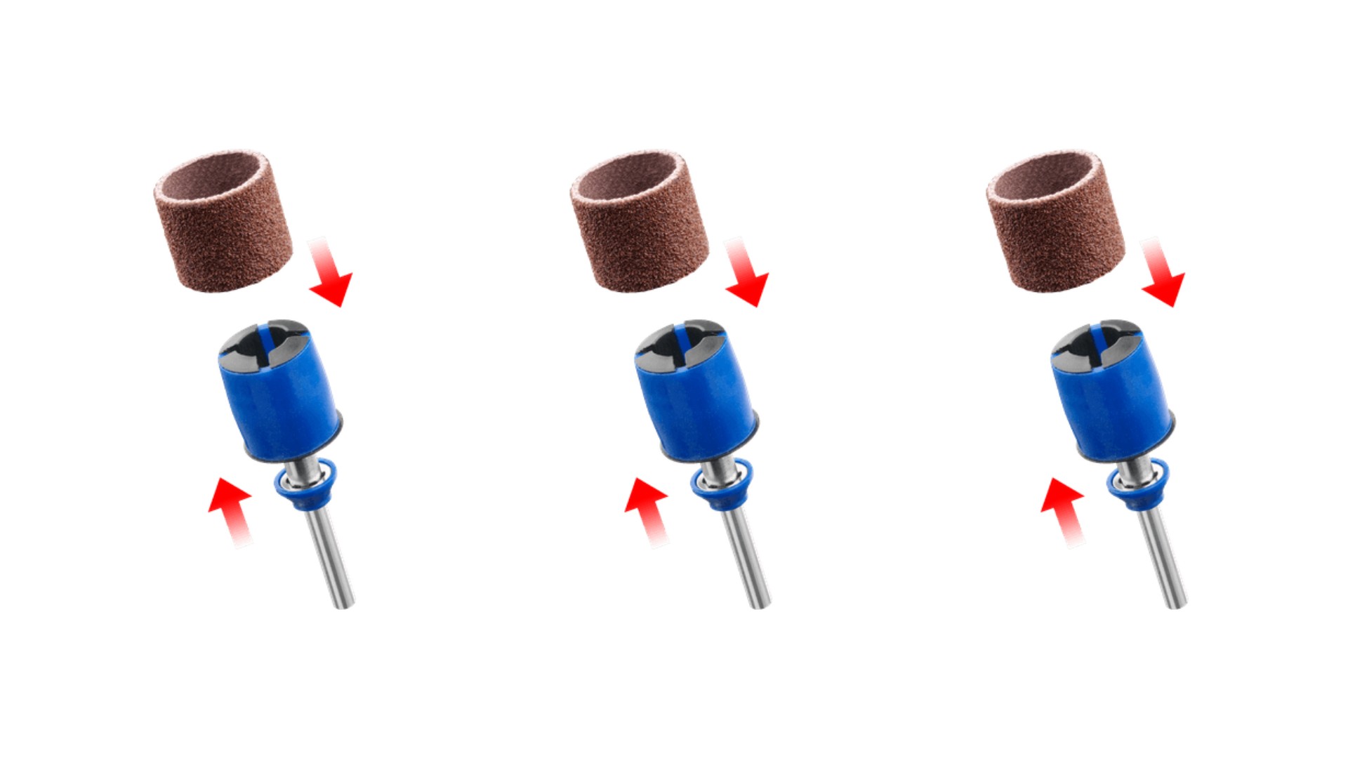 DREMEL® EZ SpeedClic: mandril y bandas de lija