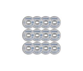 DREMEL® EZ SpeedClic: kit de 12 unidades de discos de corte para metal.