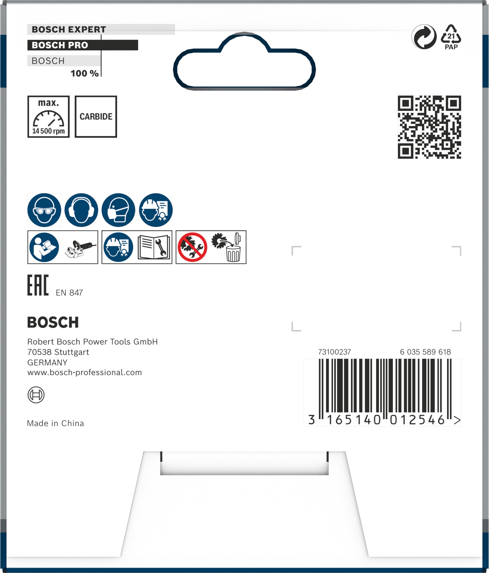 Hoja fresadora lateral PRO, 105 x 20 x 2,8 mm, 10 dientes