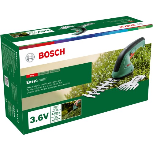 Tijeras cortacésped y arbustos a batería EasyShear
