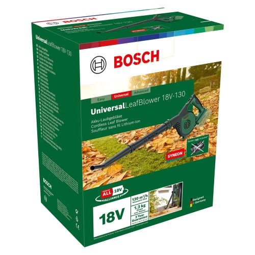 Soplador de hojas a batería UniversalLeafBlower 18V-130