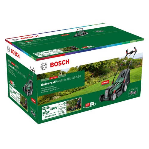Cortacésped de batería UniversalRotak 2x18V-37-550