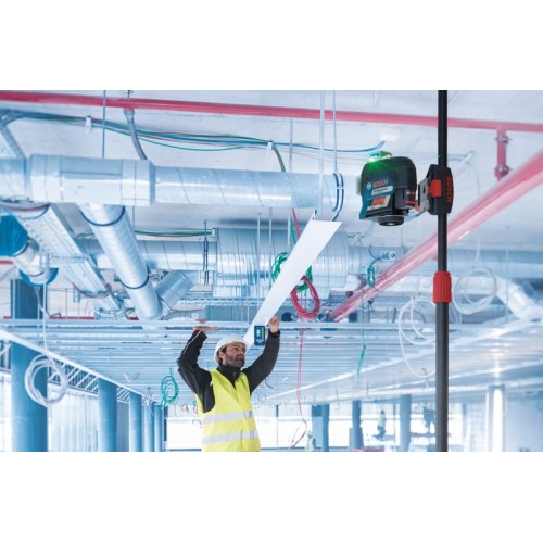 Bosch Professional barra telescópica para láseres y niveles BT 350 (altura: 140–350 cm, 3 secciones)