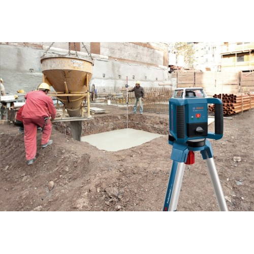 Bosch Professional Nivel láser giratorio GRL 400 H (uso con un solo botón, alcance Ø: hasta 400m, en maletín)