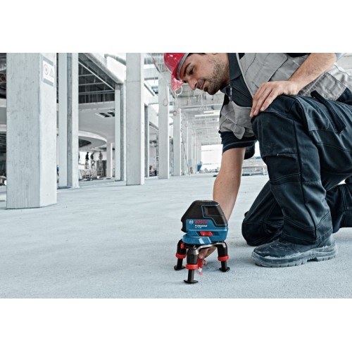 Bosch Professional Nivel láser GLL 3-50 (láser rojo, interior, alcance: 10 m, 4 pilas AA, soporte giratorio, soporte BM1, L-BOXX)